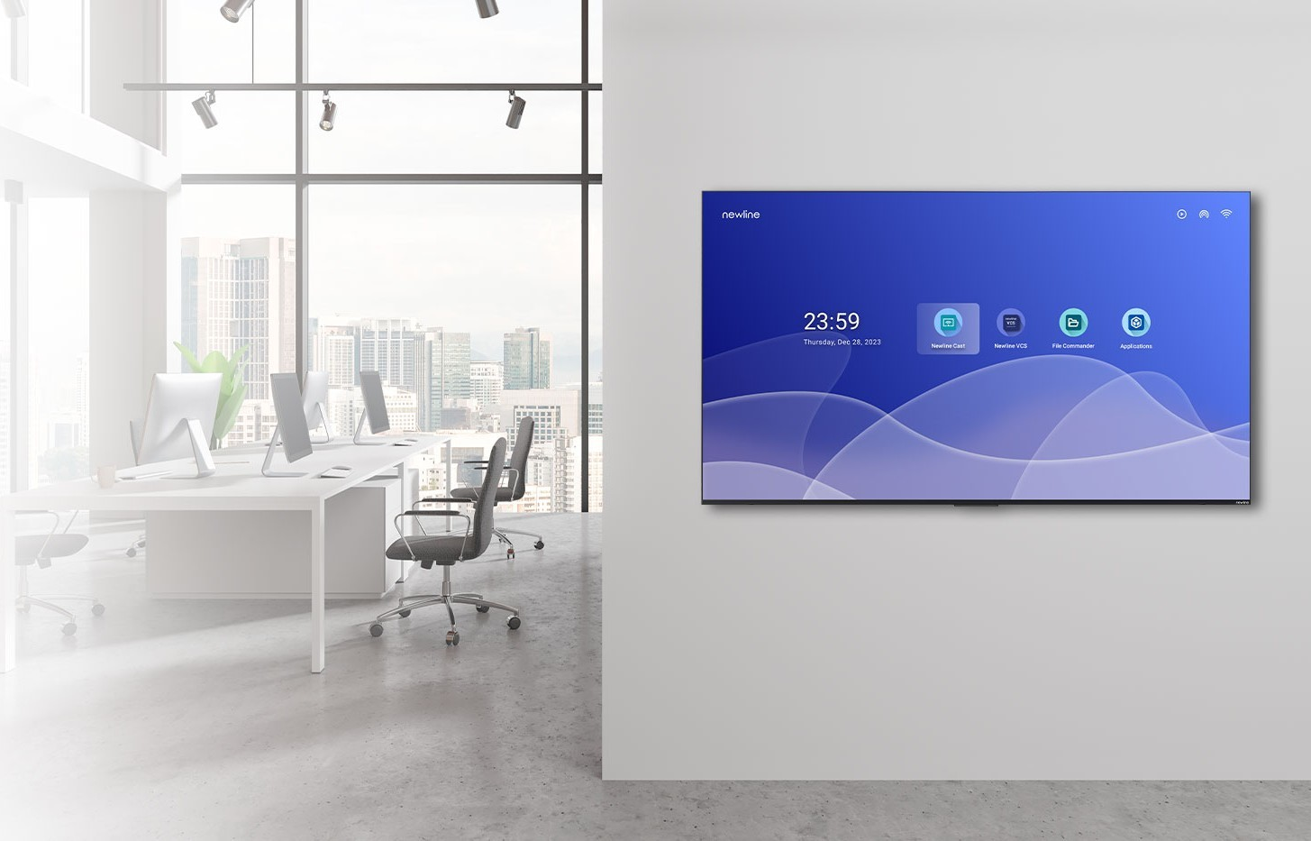 Monitor wielkoformatowy Newline STV-5524+