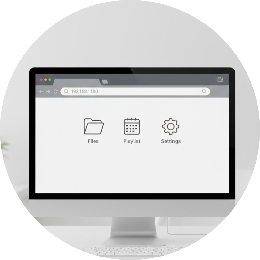 Monitor informacyjny Avtek DS2 86