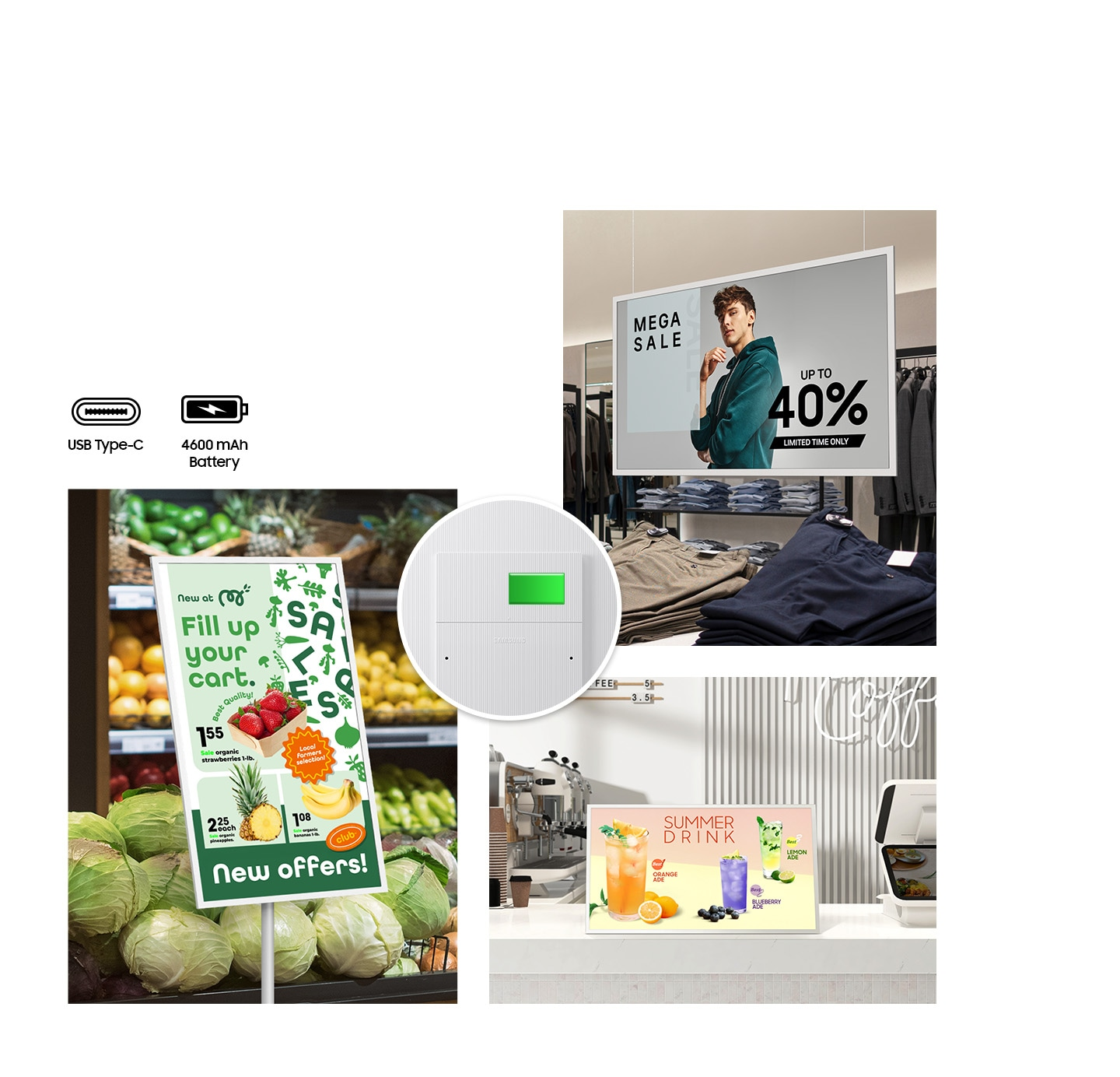 Monitor Samsung Color E-Paper EMDX 32"