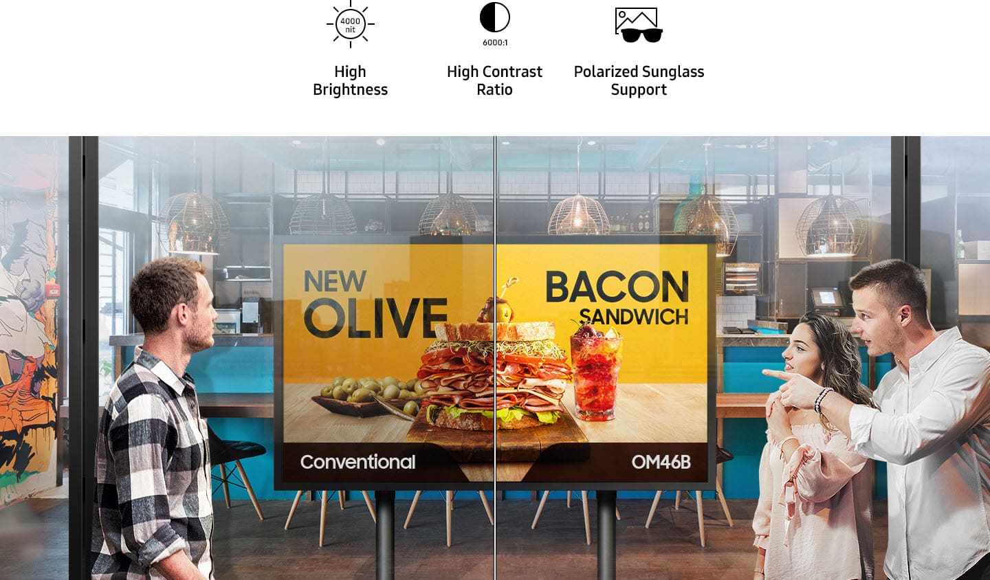 Monitor Samsung OM55B