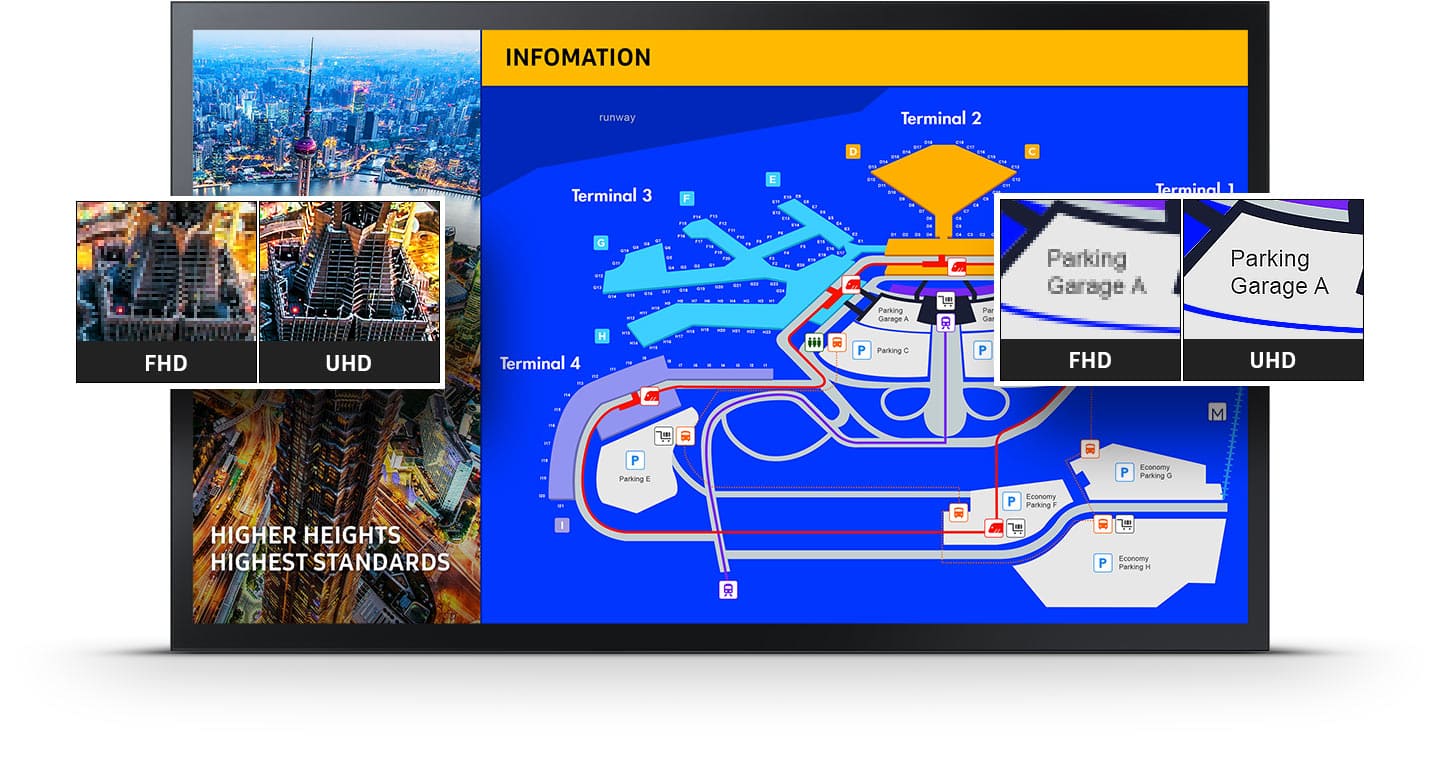 Monitor Samsung QM55B-T