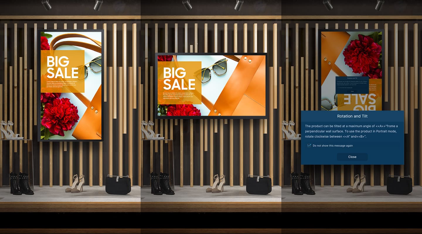 Monitor Samsung QM55B-T