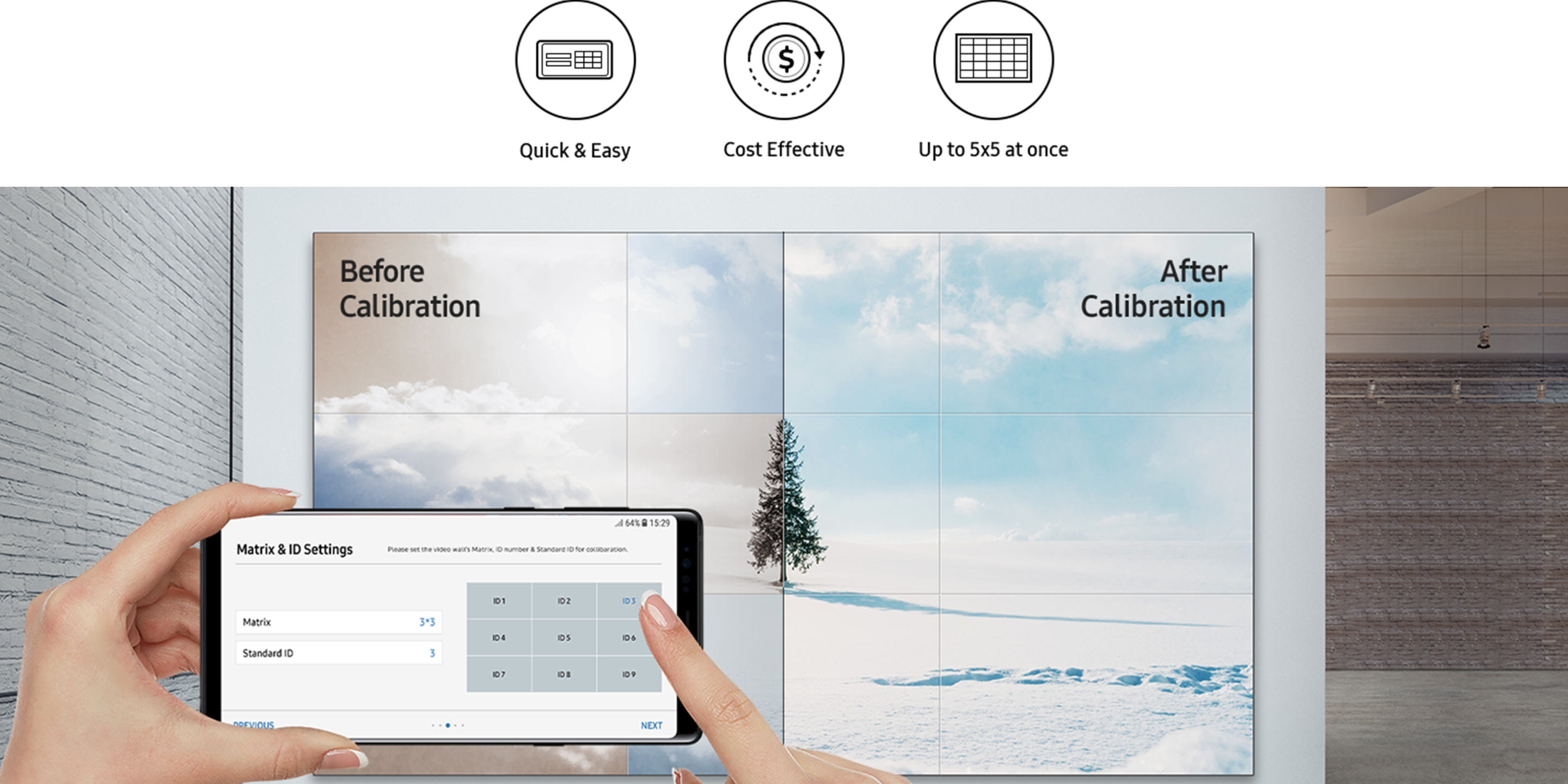 Monitor Samsung VM55B-R