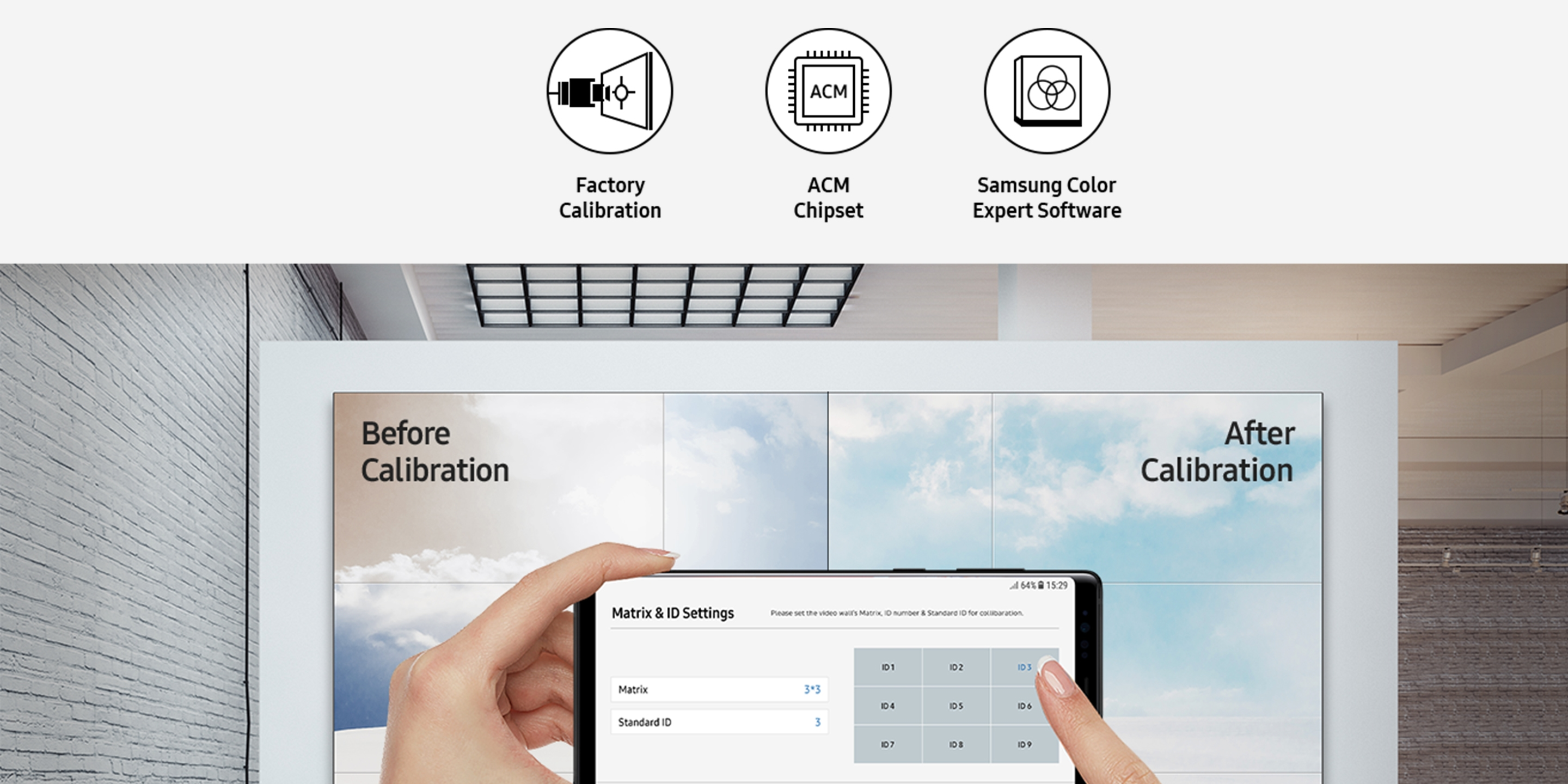Monitor Samsung VM55B-U