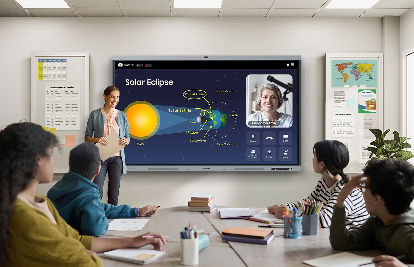 Monitor interaktywny Samsung WA65FX-P 65"